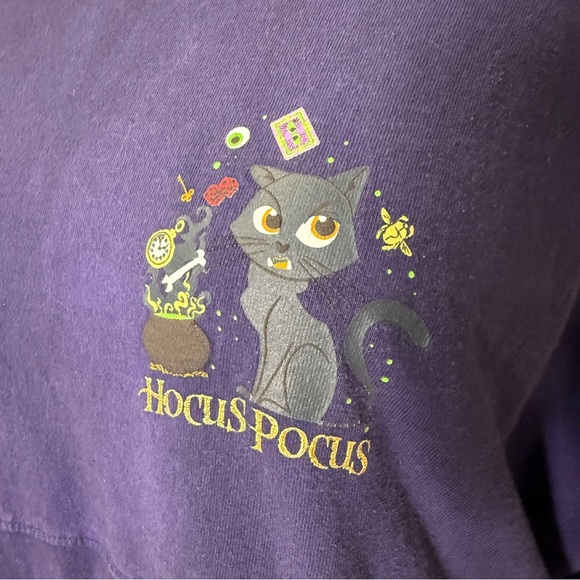 Disney Hocus Pocus Graphic Spirit Jersey Long Sleeve Tee | Purple | Size XL - Picture 3 of 8